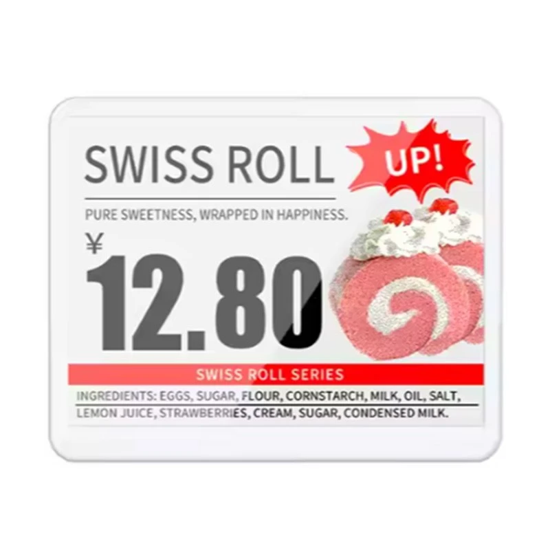 5.8'' E-Inki Itanna Shelf Labels - Ṣe atilẹyin NFC & LED Awọ 7