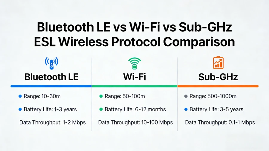 Bluetooth vs Wi-Fi vs Sub{1} GHz Aami selifu Itanna
