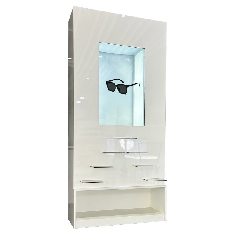 42 X 23 inch Sihin iboju Igi Ifihan pẹlu sihin iboju